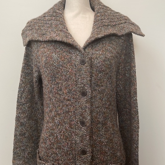 The Limited Long Belted Shawl Collar Cardigan Sweater - Picture 3 of 15